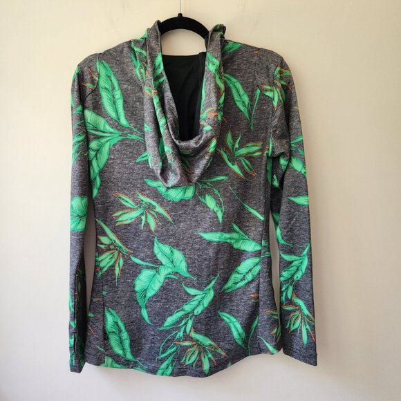 BURTON Negani Slim Fit Hooded Fleece | Med | Bird of Paradise Hawaiian 87380 - Picture 3 of 7